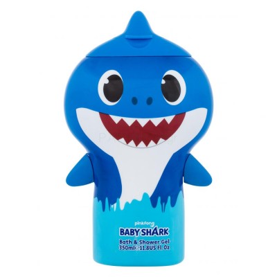 Baby Shark 3d Bath & Shower Gel 350ml-Blue