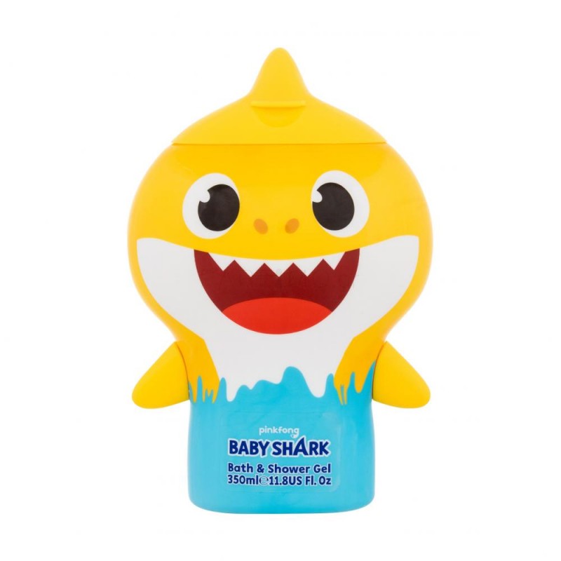 Baby Shark 3d Bath & Shower Gel 350ml-Yellow Παιδική Φροντίδα