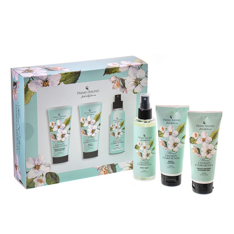Beauty Box 3pcs Jasmine & Gardenia Body Mist 150ml, Shower Gel 100ml & Body Lotion 100ml Σετ Δώρου