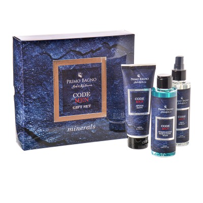 Care Box 3pcs Code Men Deo Spray 150ml, Hair & Body Wash 150ml & After Shave 100ml