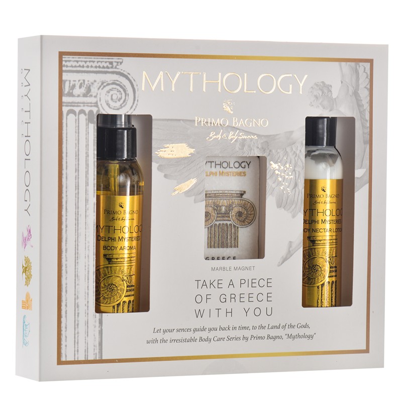 Delphy Mysteries Set With Body Aroma 100ml +Body Nectar Lotion 100ml+Marble Magnet Column Σετ Δώρου