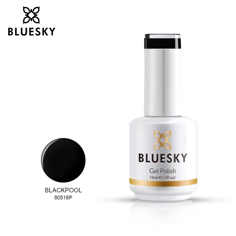 BlueSky UV Color Gel 80518 (Μαύρο) 15ml 