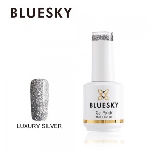 Bluesky UV Color Gel Galaxy Luxury Silver 15ml Νύχια