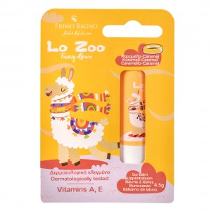χονδρική προϊόντων παιδικής φροντίδας - Lo Zoo Funny Alpaca Caramel Lip Balm 4.5g Παιδική Φροντίδα